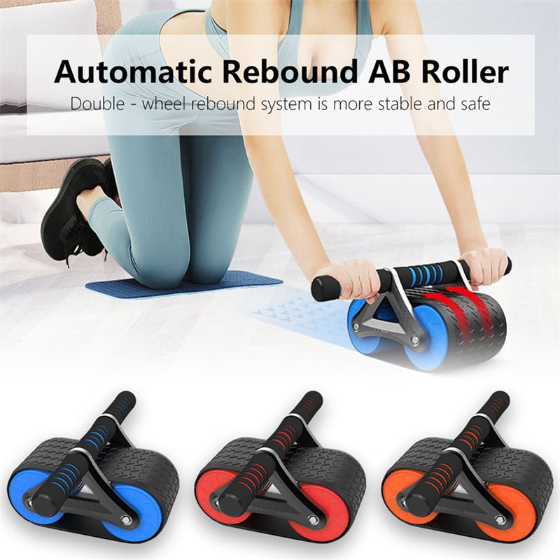 CoreFlex Pro Ab Roller Double Wheel with Auto-Rebound